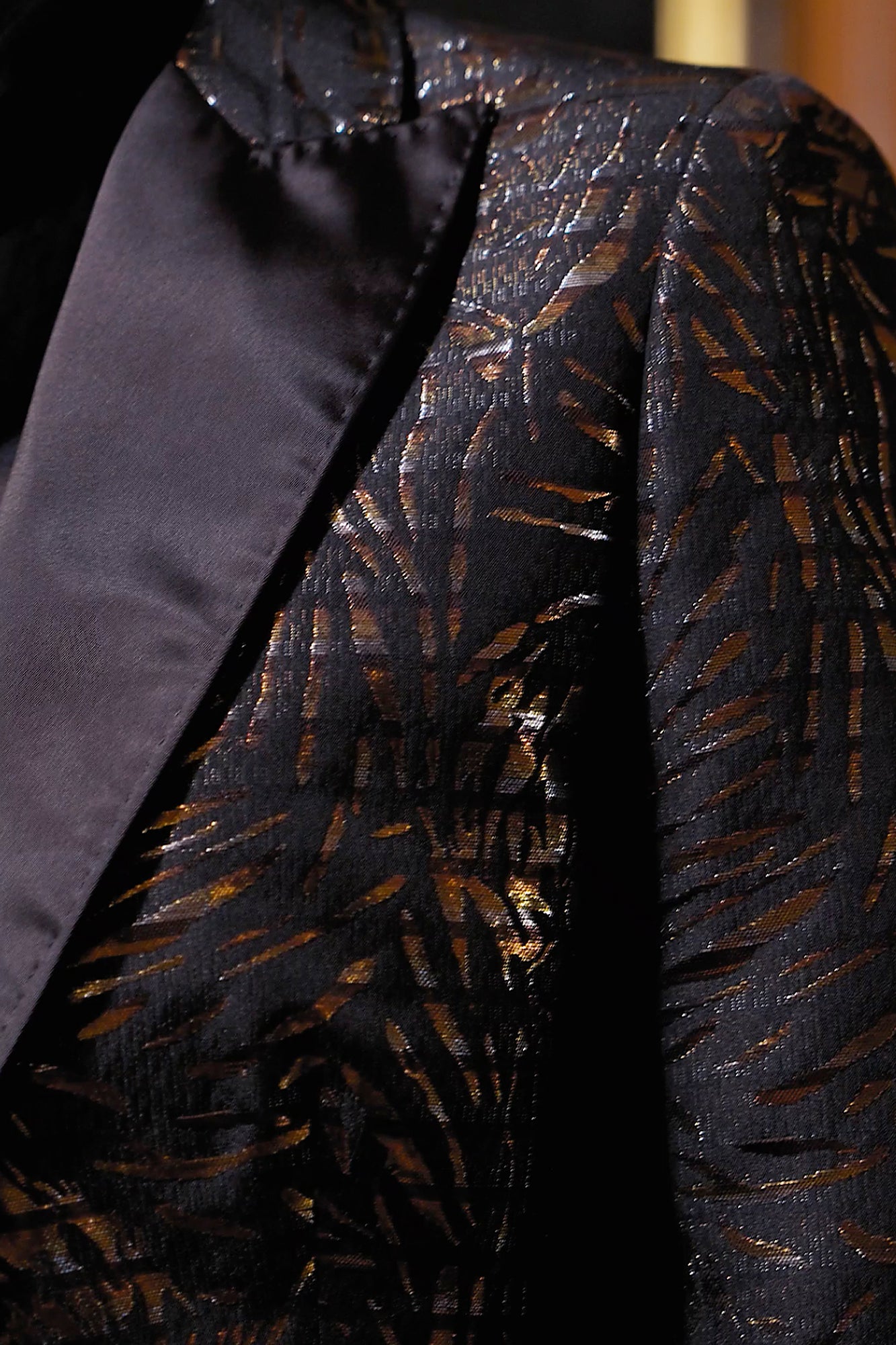 Blazer Jacquard Nero