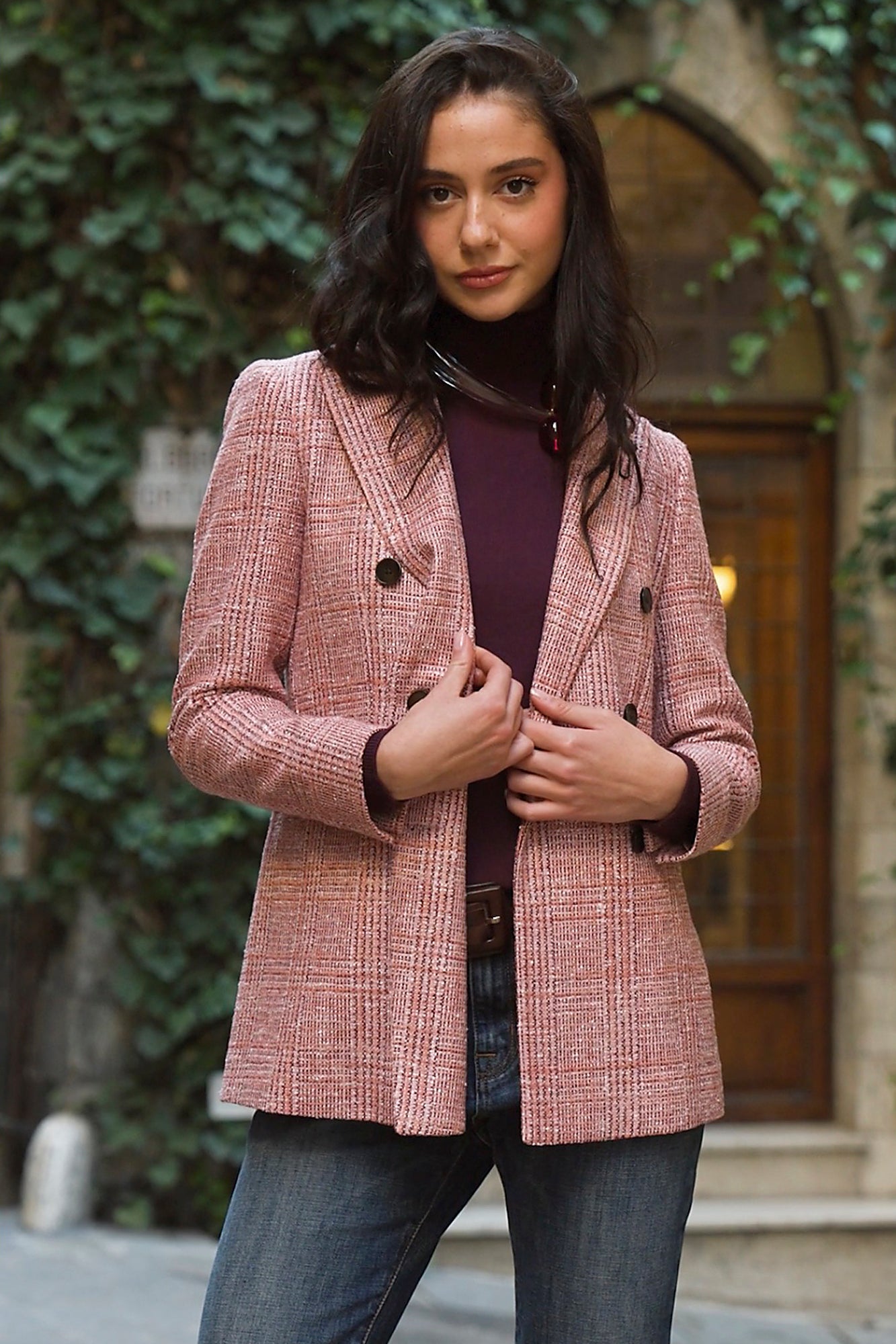 Blazer Doppiopetto Rosa