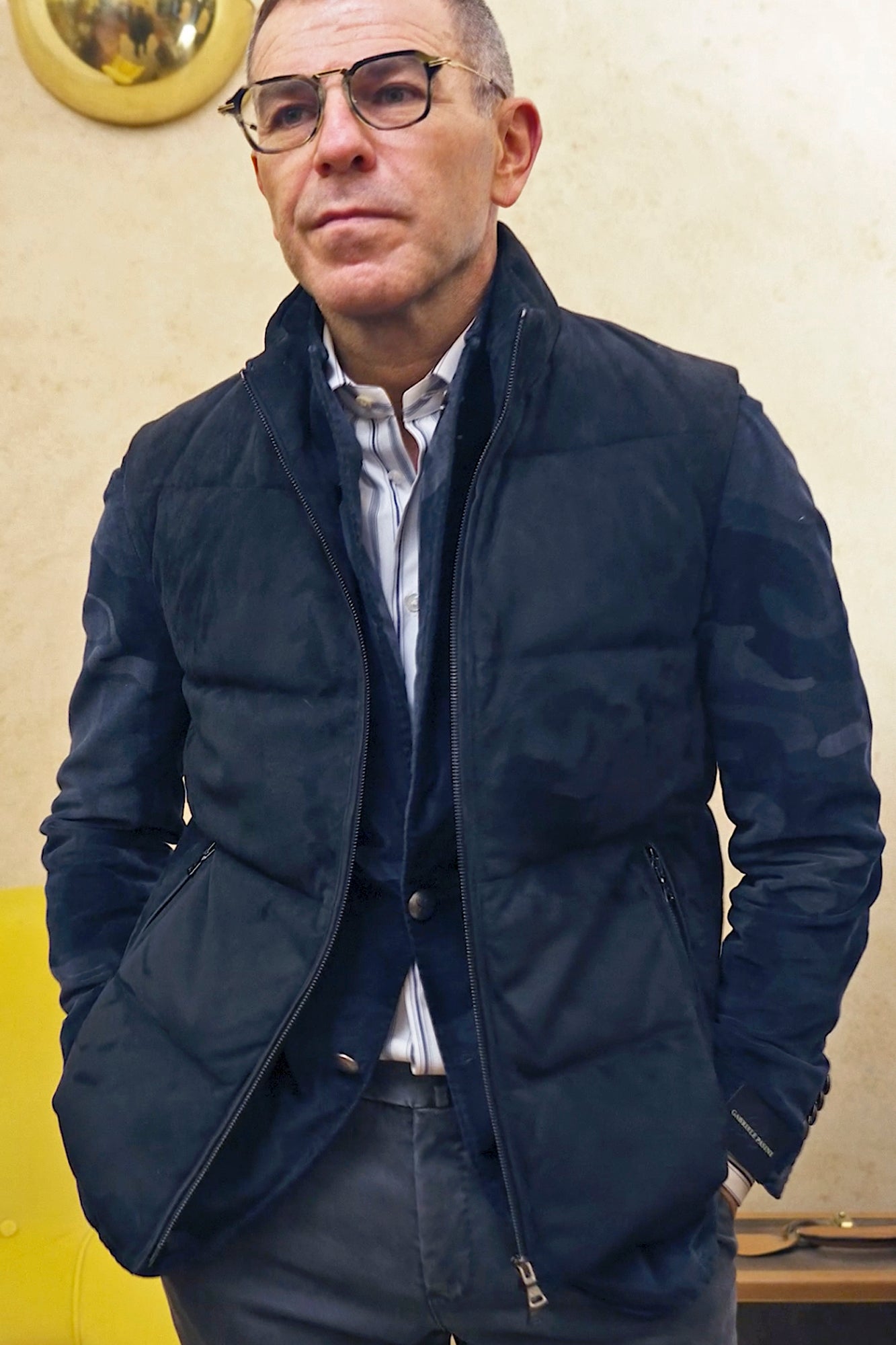 Gilet Imbottito Suede