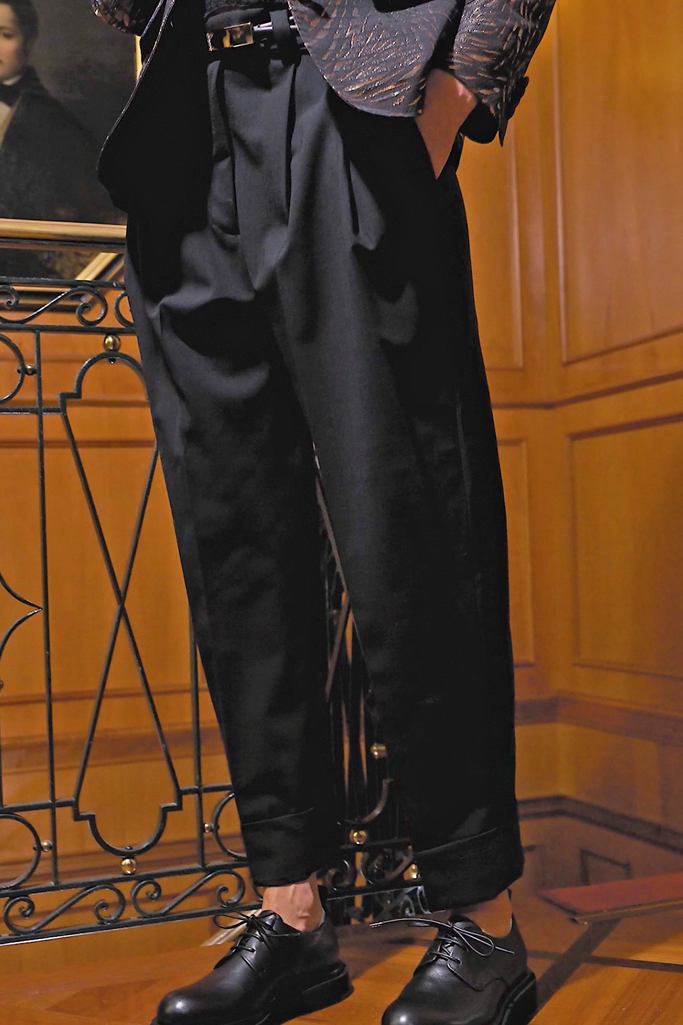 Pantaloni Pinces Bianchi