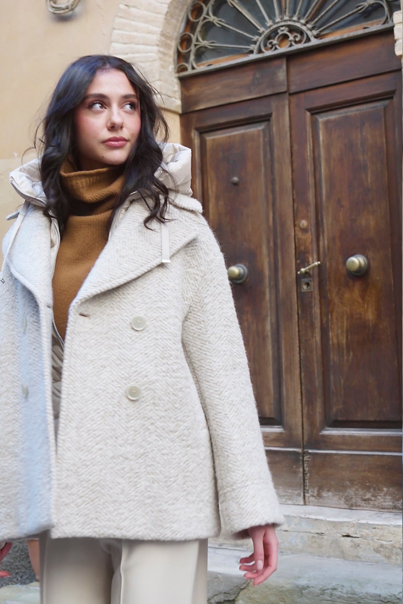 Peacoat Cappuccio