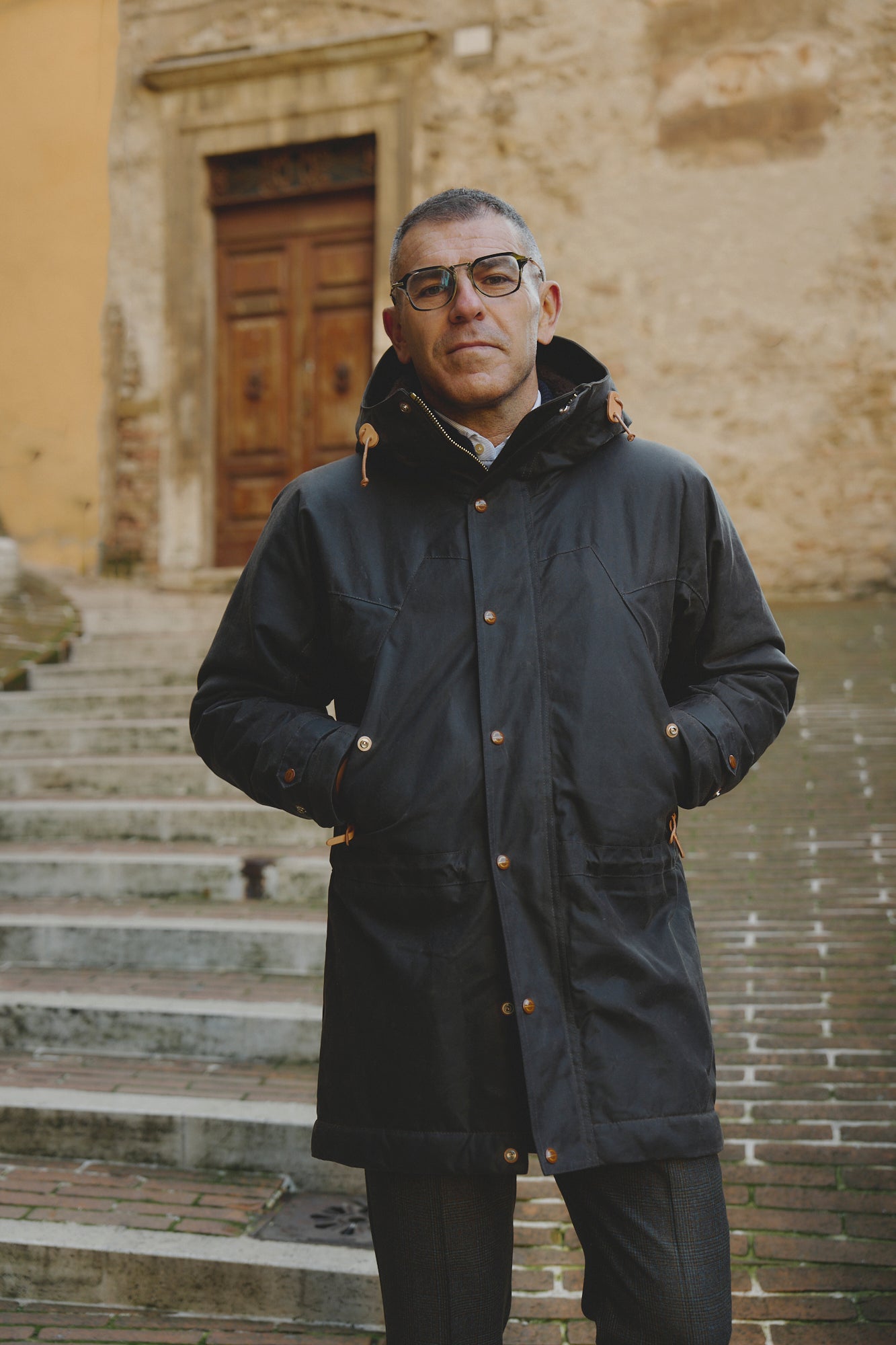 Parka In Cotone Cerato