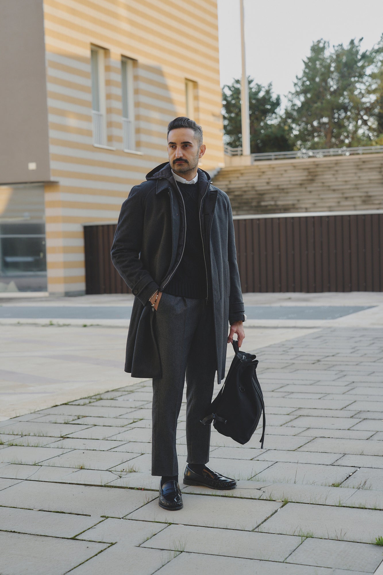 Cappotto Maniche Raglan