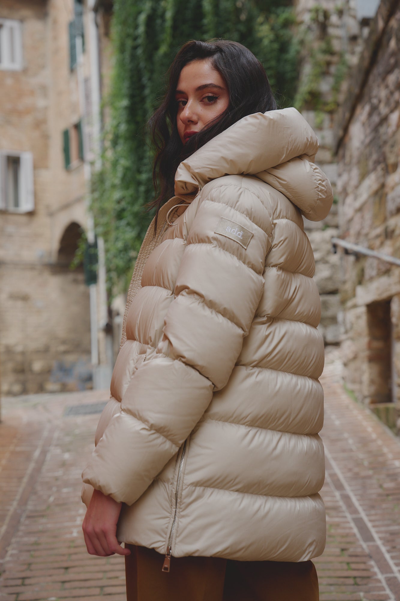 Piumone Trequarti Beige