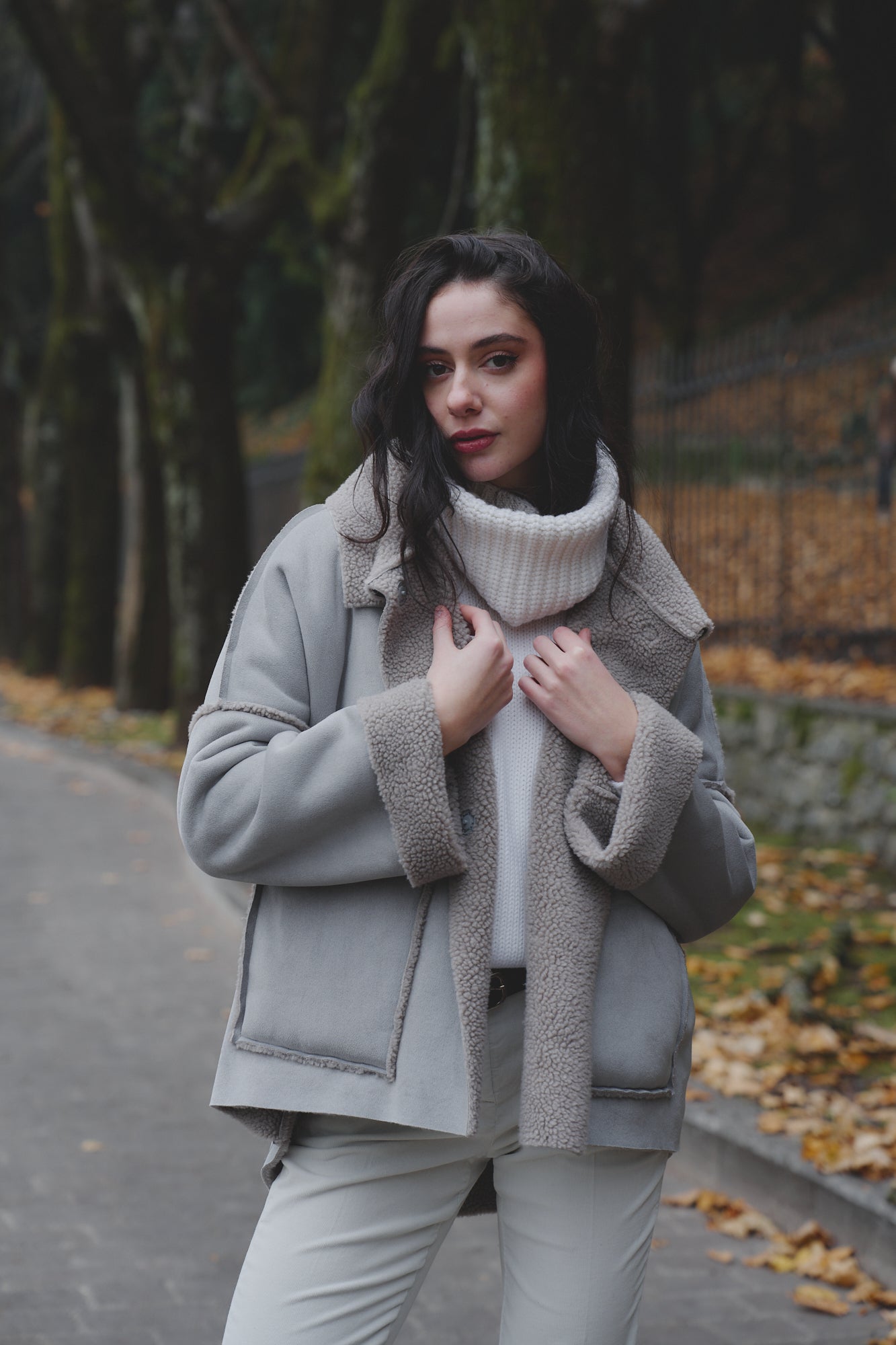 Giaccone Shearling Ecologico