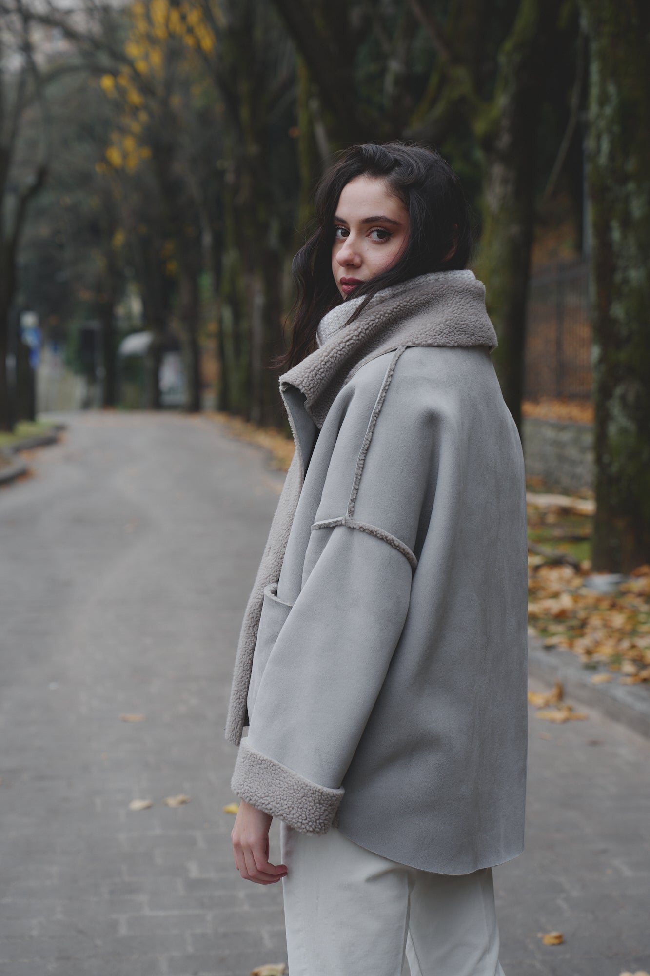 Giaccone Shearling Ecologico