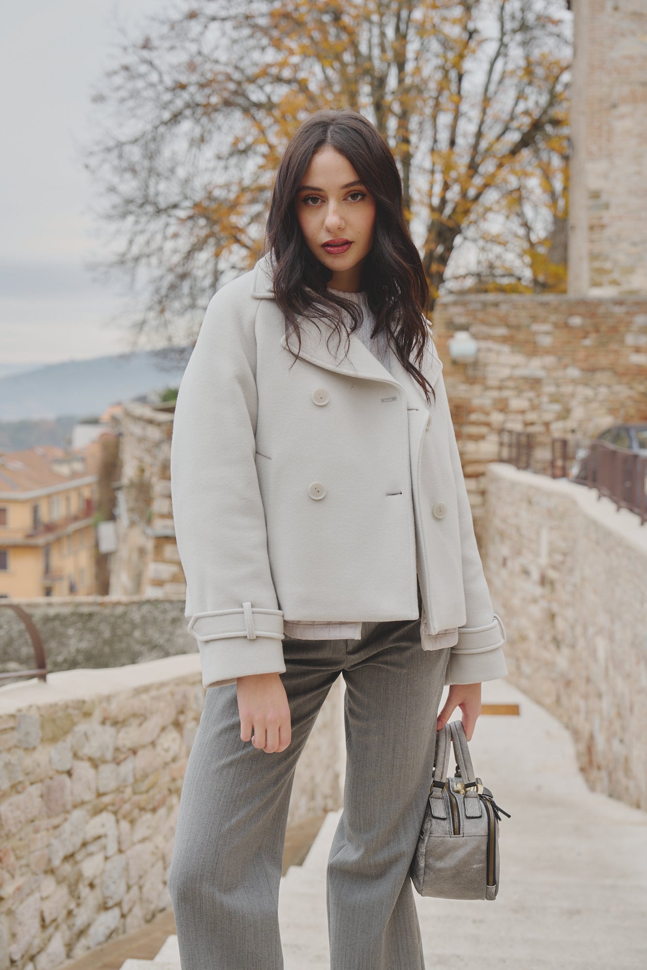 Peacoat Imbottito Staccabile