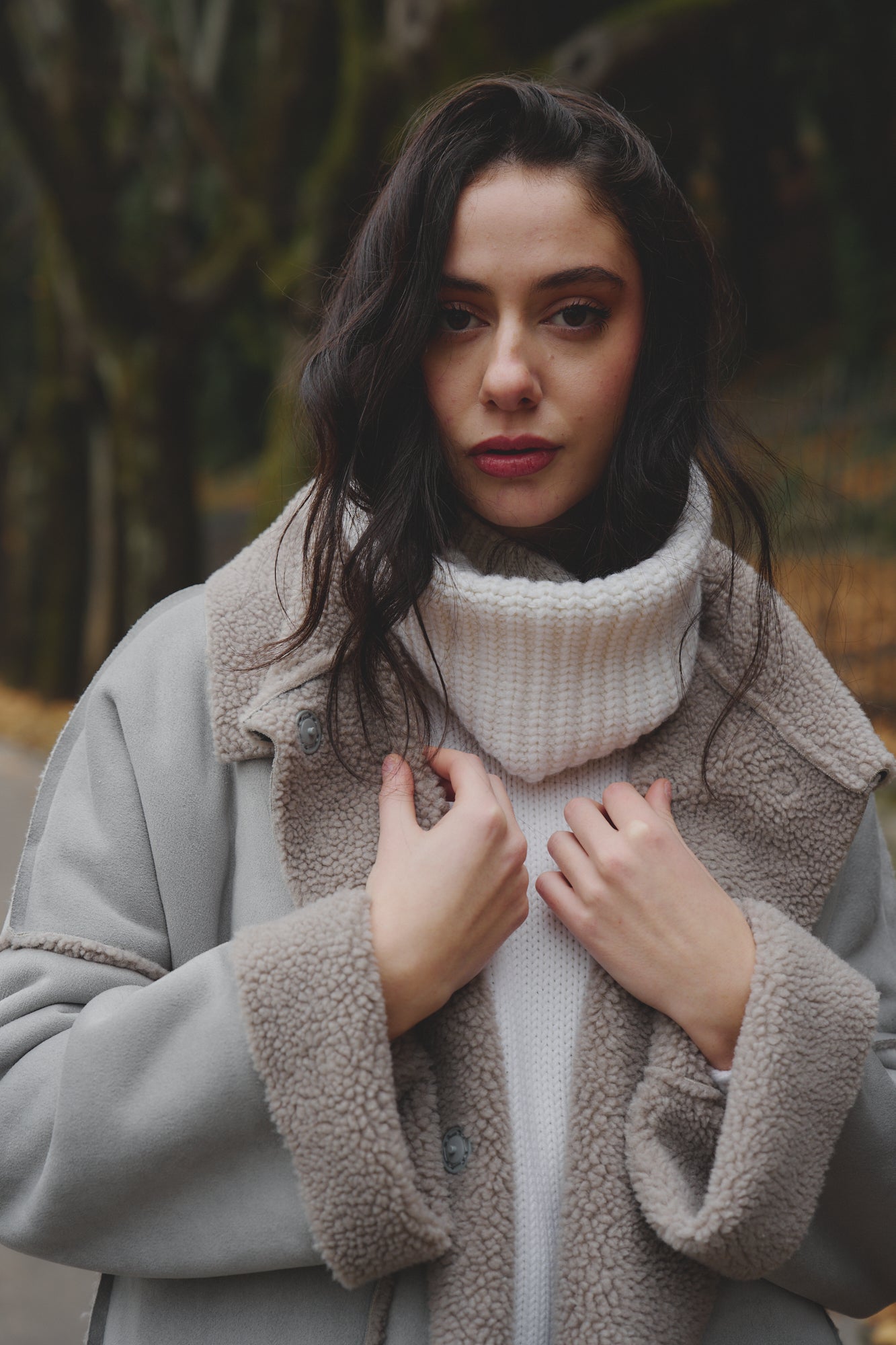 Giaccone Shearling Ecologico